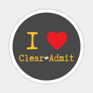 I <3 Clear Admit Magnet